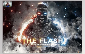 Download The Flash – Lightning Photoshop Action <span class='badge badge-warning'>CreativeMarket</span> - 7276446
