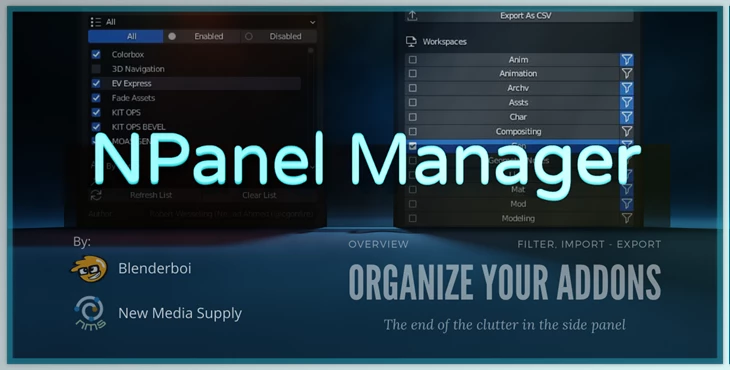 Download Blender Market – N Panel Manager v1.2