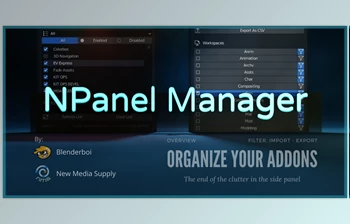 Download Blender Market – N <span class='badge badge-warning'>Panel</span> Manager v1.2