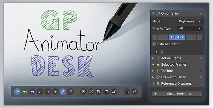 Download Blender Market – GP Animator Desk v1.6.0