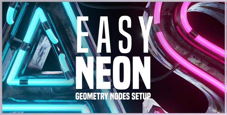 Download Blender Market – Easy Neon v1.3