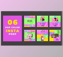Download Attractive Pop Color Instagram Social Media Post (Videohive 39215469) - AE Project