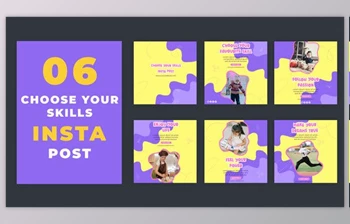 Download Choose <span class='badge badge-warning'>Your</span> Skill in Childhood Instagram Post (Videohive 39216437) - AE Project