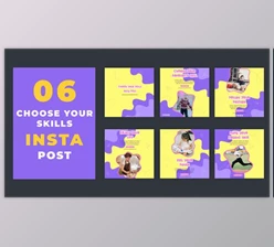 Download Choose Your Skill in Childhood Instagram Post (Videohive 39216437) - AE Project