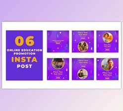 Download Online Education Promotion Instagram Social Media Post (Videohive 39216484) - AE Project