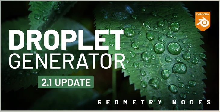 Download Blender Market – Droplet Generator v2.1