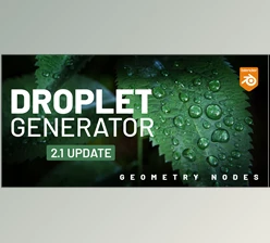 Download Blender Market – Droplet Generator v2.1