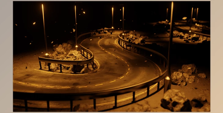 Download Blender Market – Curves To Roads V1 (Geometrynodes)