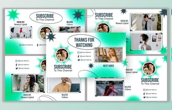 Download Attractive Creative <span class='badge badge-warning'>Design</span> for After Effects End Screen (Videohive 39505472) - AE Project