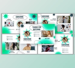 Download Attractive Creative Design for After Effects End Screen (Videohive 39505472) - AE Project