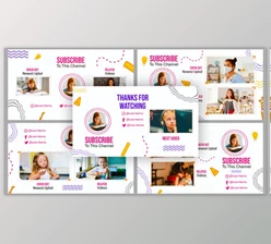 Download Kids School Activities End Screen Templates (Videohive 39505675) - AE Project