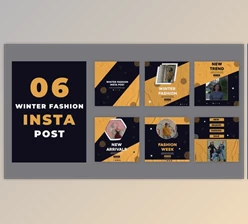 Download Winter Season Fashion Instagram Post (Videohive 39216165) - AE Project