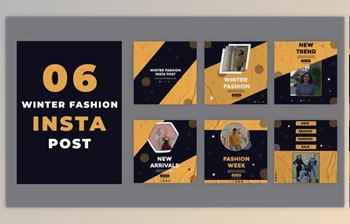 Download Winter <span class='badge badge-warning'>Season</span> Fashion Instagram Post (Videohive 39216165) - AE Project