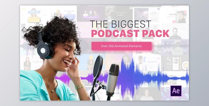 Download Podcast Audio Visualization (Videohive 26809278) - AE Project