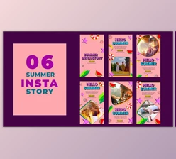 Download Summer Coming Instagram Stories Pack (Videohive 39216243) - AE Project
