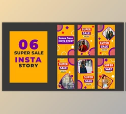 Download Biggest Super Sale Instagram Stories Template (Videohive 39216259) - AE Project