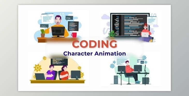 Download Coding Programmer Animation Scene (Videohive 38193423) - AE Project