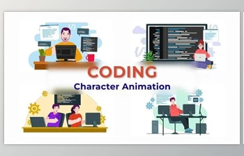 Download <span class='badge badge-warning'>Coding</span> Programmer Animation Scene (Videohive 38193423) - AE Project