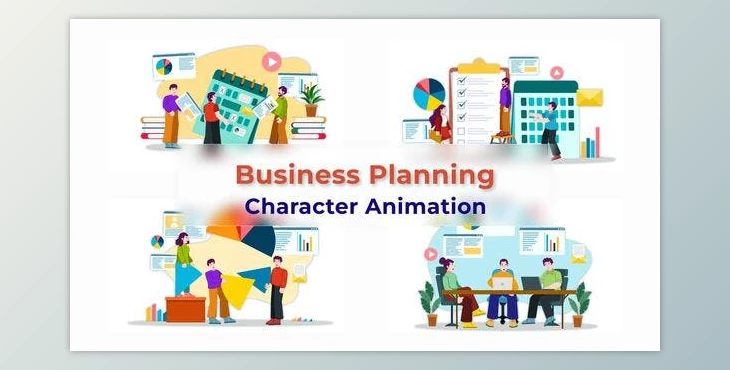 Download Business Planning Animation Scene (Videohive 38193347) - AE Project