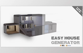 Download Blender Market – Easy <span class='badge badge-warning'>House</span> Generator