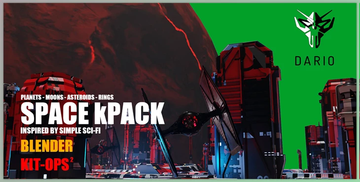 Download Blender Market – Kit Ops – Space Kpack