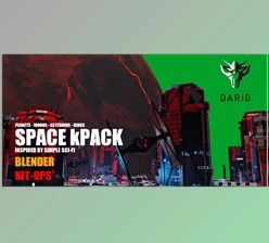 Download Blender Market – Kit Ops – Space Kpack