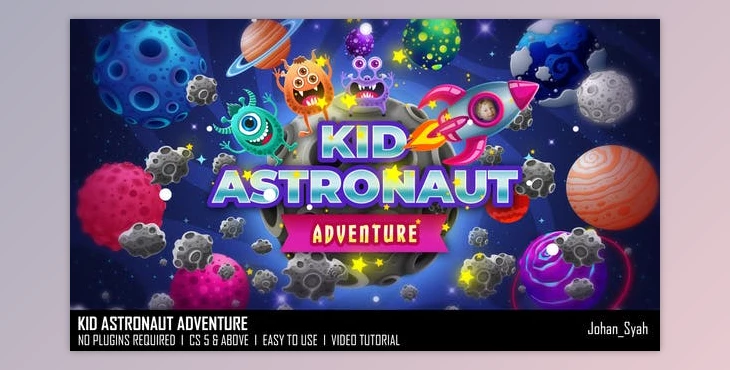 Download Kid Astronaut Adventure (Videohive 39547020) - AE Project