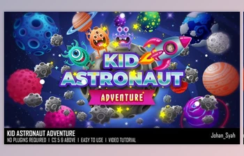 Download <span class='badge badge-warning'>Kid</span> Astronaut Adventure (Videohive 39547020) - AE Project