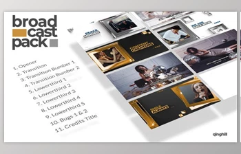 Download Silver Or Gold Square <span class='badge badge-warning'>Titanium</span> Broadcast Pack (Videohive 39536796) - AE Project