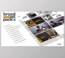 Download Silver Or Gold Square Titanium Broadcast Pack (Videohive 39536796) - AE Project