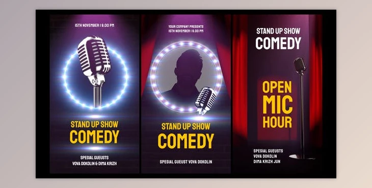 Download Stand Up Comedy Stories Pack (Videohive 39543568) - AE Project