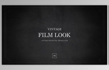Download After Effects Vintage <span class='badge badge-warning'>Film</span> Look Template in 4K (Videohive 39610329) - AE Project