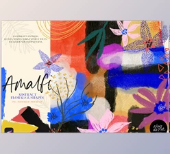 Download Amalfi: Abstract Floral & Shapes CreativeMarket - 6114865