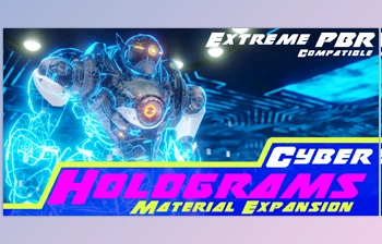 Download <span class='badge badge-warning'>Blender</span> <span class='badge badge-warning'>Market</span> – Cyber Holograms