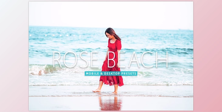 Download Rose Beach Pro Lightroom Presets CreativeMarket - 7826245