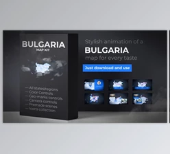 Download Bulgaria Map – Republic of Bulgaria Map Kit (Videohive 39340584) - AE Project