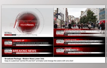Download Modern News Lower Thirds – <span class='badge badge-warning'>Broadcast</span> <span class='badge badge-warning'>Package</span> (<span class='badge badge-warning'>Videohive</span> 39065751) - AE <span class='badge badge-warning'>Project</span>