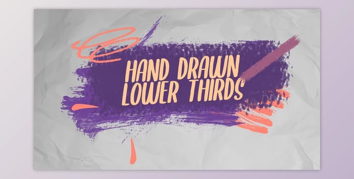 Download Hand Drawn Lower Thirds (Videohive 34764563)
