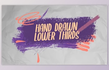 Download <span class='badge badge-warning'>Hand</span> <span class='badge badge-warning'>Drawn</span> Lower Thirds (Videohive 34764563)