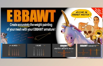 Download <span class='badge badge-warning'>Blender</span> <span class='badge badge-warning'>Market</span> – Ebbawt – Accurate Weight Painting With Armature v1.0