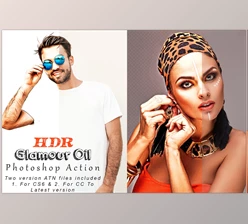 Download HDR Glamour Oil Photoshop Action CreativeMarket - 8447474
