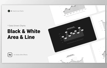 Download Black & White Line and Area <span class='badge badge-warning'>Charts</span> (Videohive 39555601) - AE Project