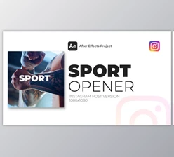 Download Rhythmic Sport Opener Instagram Post (Videohive 39634188) - AE Project