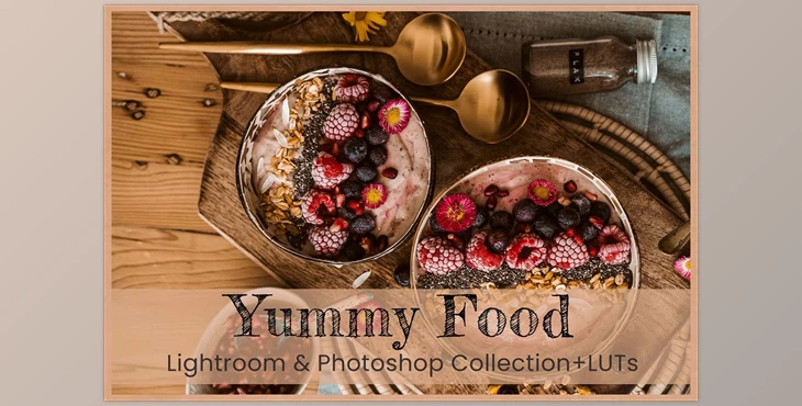 Download 8 Yummy Food Lightroom Presets CreativeMarket - 8451534