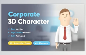 Download 3D <span class='badge badge-warning'>Character</span> <span class='badge badge-warning'>Animation</span> (Videohive 37803692) - AE Project