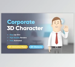 Download 3D Character Animation (Videohive 37803692) - AE Project