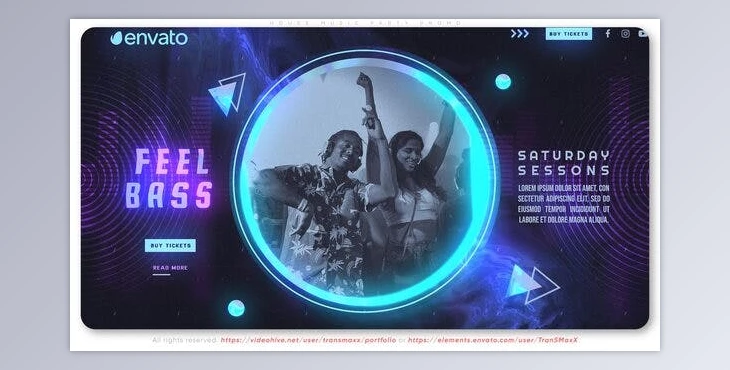 Download House Music Party Promo (Videohive 39657637) - AE Project