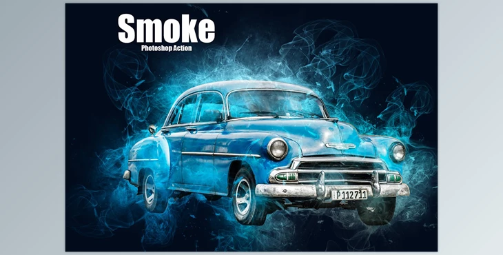 Download Smoke Photoshop Action CreativeMarket - 6615031
