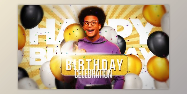 Download Happy Birthday Celebration (Videohive 39698230) - AE Project