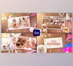 Download Happy Birthday Slideshow Opener for After Effects (Videohive 39705408) - AE Project